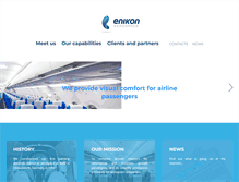 Tablet Screenshot of enikonaerospace.com